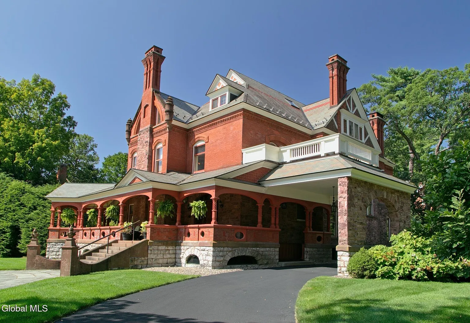 Circa 1886 Romanesque Revival-Style Mansion in Saratoga Springs, New ...